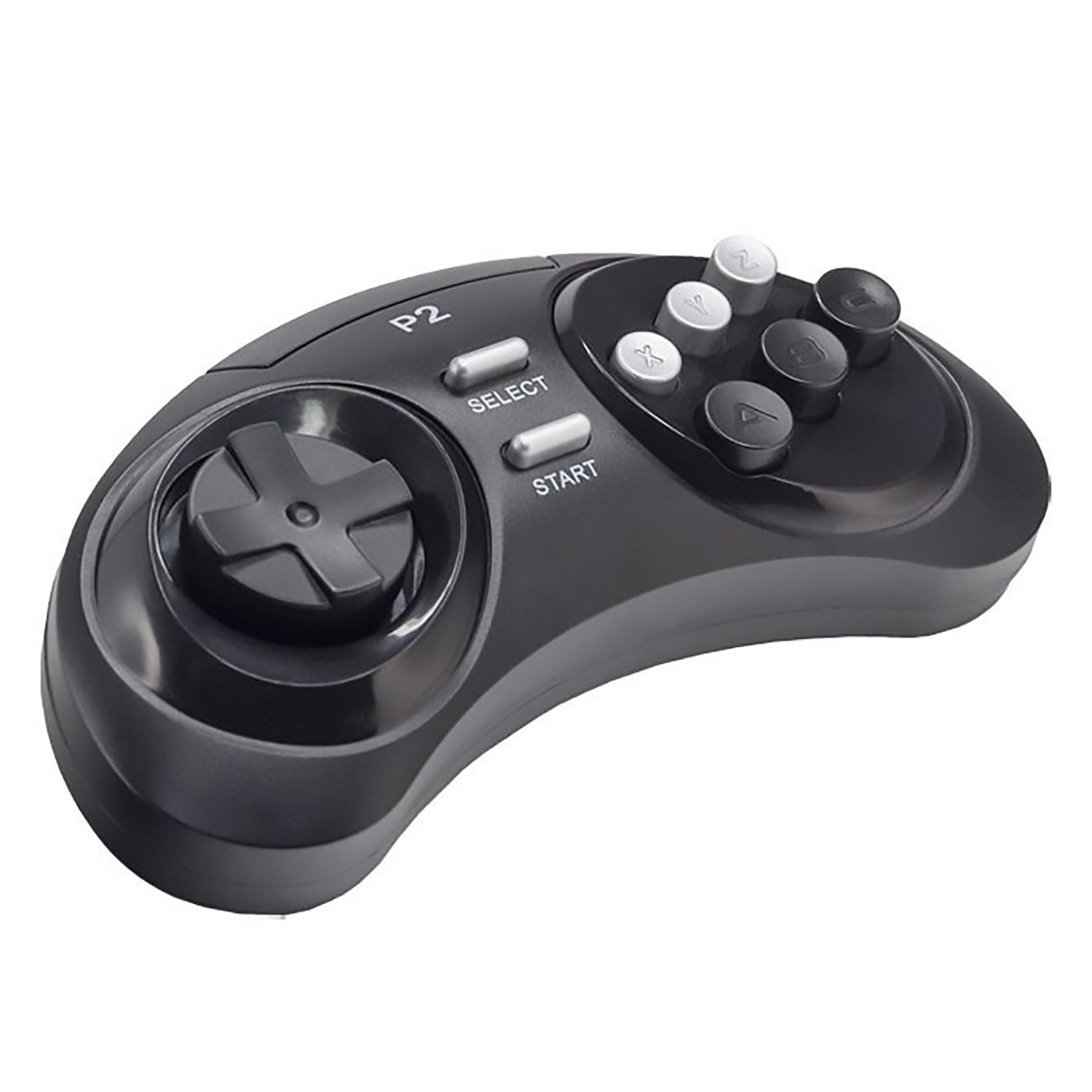 картинка Retro Genesis Controller 16 Bit джойстик беспроводной для HD Ultra, P2 магазин Одежда+ являющийся официальным дистрибьютором в России 