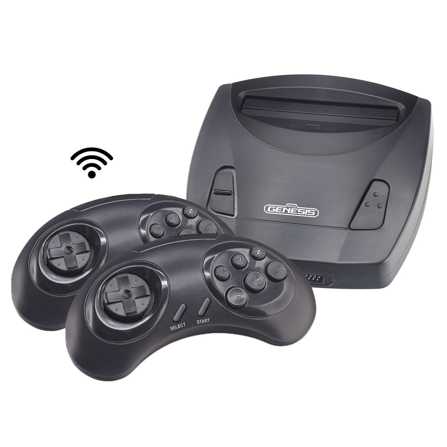 картинка Игровая приставка Retro Genesis 8 Bit Junior Wireless + 300 игр, модель ZD-03A (AV кабель, 2 беспроводных джойстика) магазин Одежда+ являющийся официальным дистрибьютором в России 