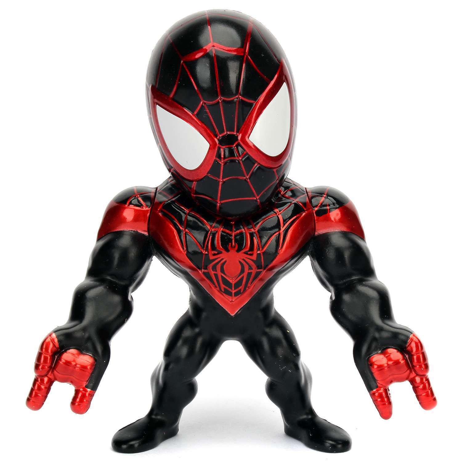 картинка Фигурка Марвел 4" Человек паук Miles Morales 33432 магазин Одежда+ являющийся официальным дистрибьютором в России 