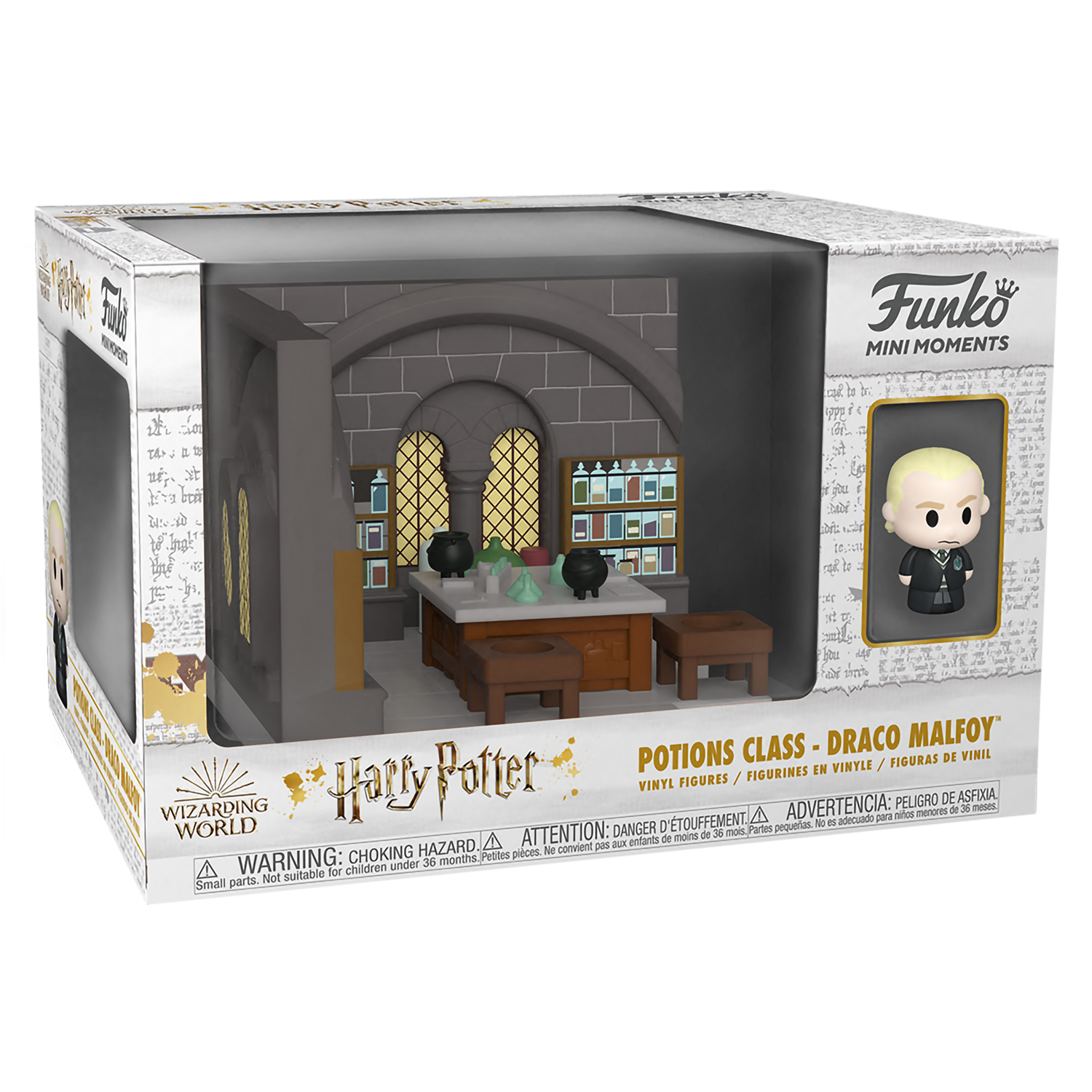 картинка Фигурка Funko Mini Moments Harry Potter Potions Class Draco Malfoy w/Tom Riddle Chase 57362 магазин Одежда+ являющийся официальным дистрибьютором в России 